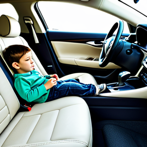 The interior of a Nissan Altima, showcasing its exceptional spaciousness and comfort. A family (two adults, two children) is seated comfortably, enjoying the generous legroom and headroom. The 'Zero Gravity' seats are visible, designed for ergonomic support. Natural daylight floods the cabin, highlighting the premium, clean upholstery. The atmosphere is peaceful and inviting, suggesting a long, relaxing journey. All subjects are fully clothed in modest, family-friendly attire, with perfect anatomy and natural poses. safe for work, appropriate content, fully clothed, professional photography, high quality.