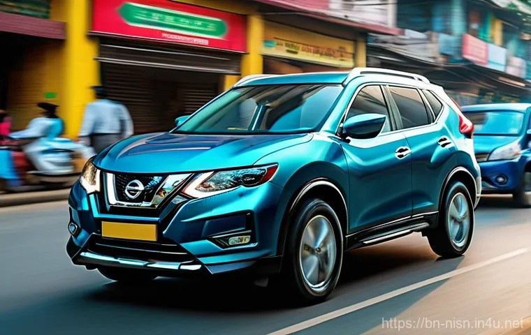 니산 로그 하이브리드의 연비 테스트 - Prompt 1: Urban Efficiency in Dhaka's Bustle**