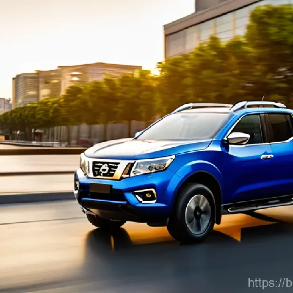 니산 프론티어의 최신 트림 분석 - **Prompt 1: Urban Sophistication and Modern Comfort**
    A 2025 Nissan Frontier pickup truck, showc...