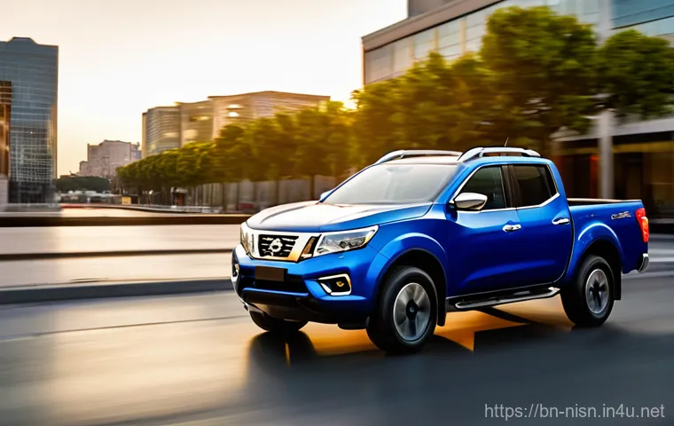 니산 프론티어의 최신 트림 분석 - **Prompt 1: Urban Sophistication and Modern Comfort**
    A 2025 Nissan Frontier pickup truck, showc...