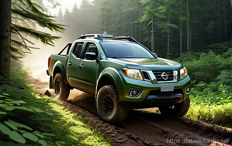 니산 프론티어의 최신 트림 분석 - **Prompt 1: Urban Sophistication and Modern Comfort**
    A 2025 Nissan Frontier pickup truck, showc...