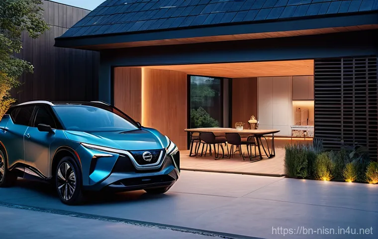 니산 아리아의 충전 비용 절감 팁 - Prompt 1: Smart Home Charging for Nissan Ariya**